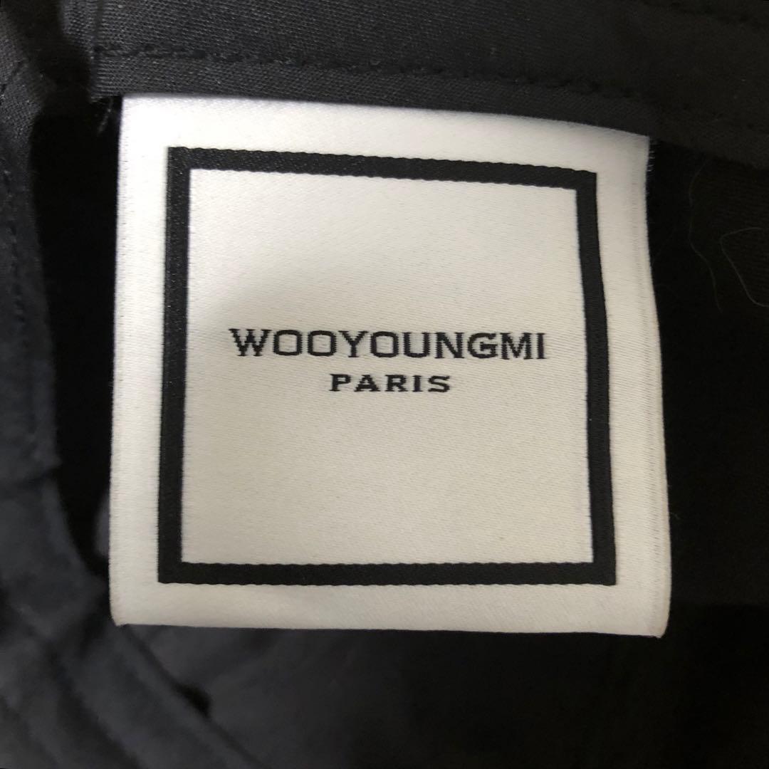 新品同様❗️wooyongmi ウーヨンミ WYM ロゴ ボールキャップ 黒