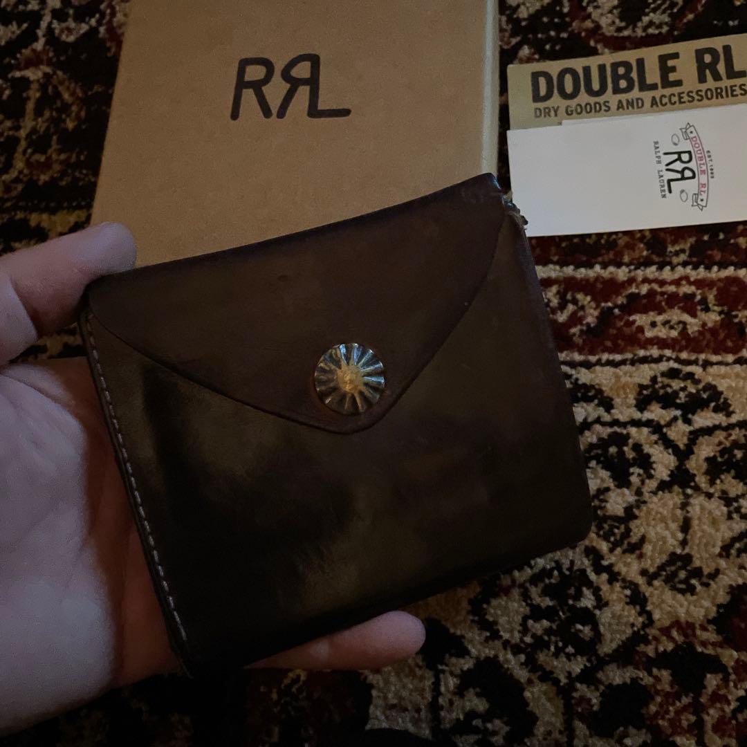 ラルフローレン RRL レザー コンチョウォレット 財布 二つ折り