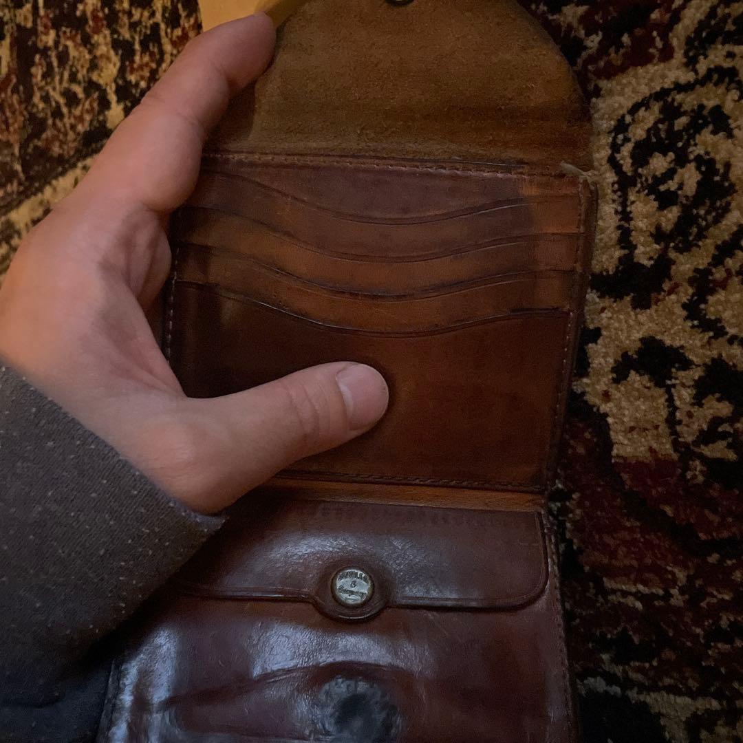 ラルフローレン RRL レザー コンチョウォレット 財布 二つ折り