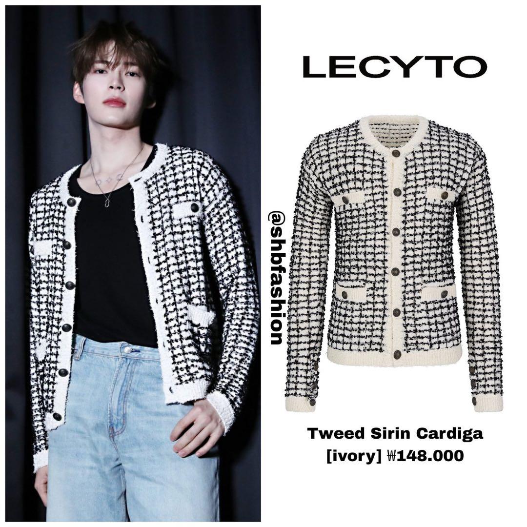 即完売品　ソンハンビン着用LECYTO ツイードカーディガン
