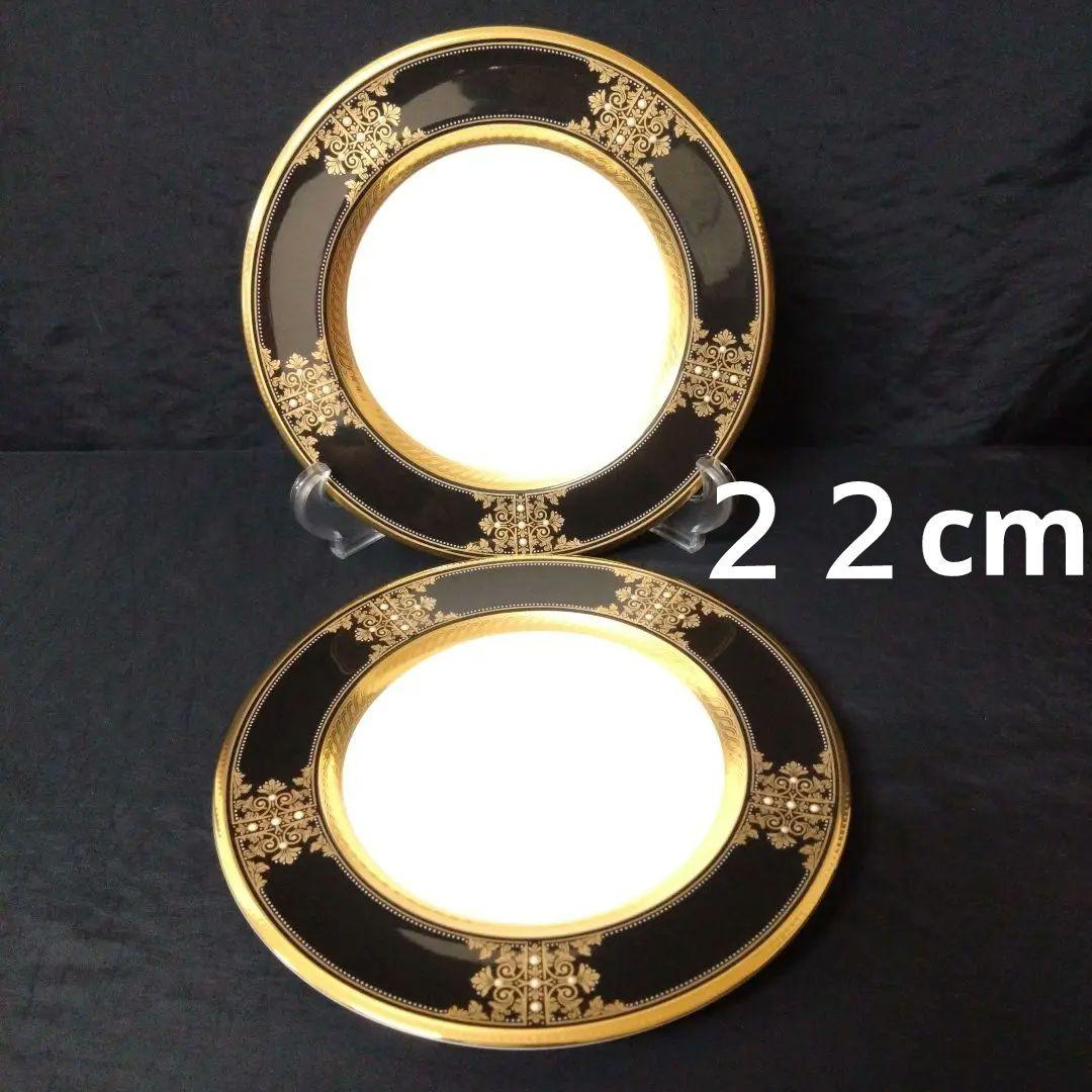 ノリタケ イブニングマジェスティ 22cmプレート2枚　お祝い