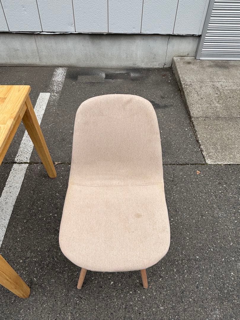 ダイニング2点セット テーブル、チェア1脚