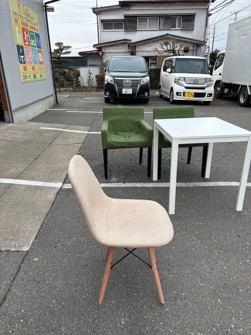 ダイニング2点セット テーブル、チェア1脚