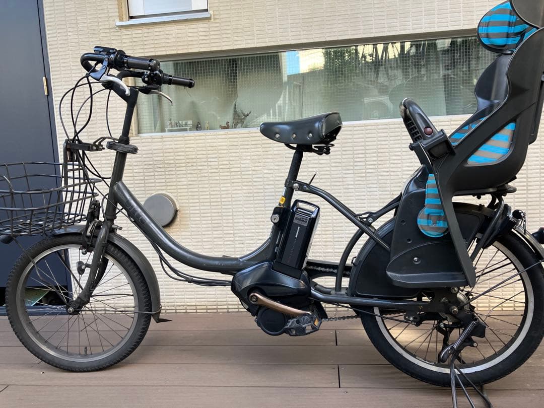 世田谷区　引き取り限定　ビッケ　bikke 子乗せ電動自転車　不具合有り