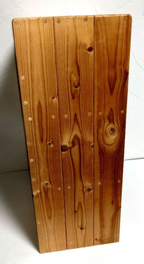 は*こ様 天然木 オープンシェルフ 3段ボックス ウッドラック小物入れ マガジン