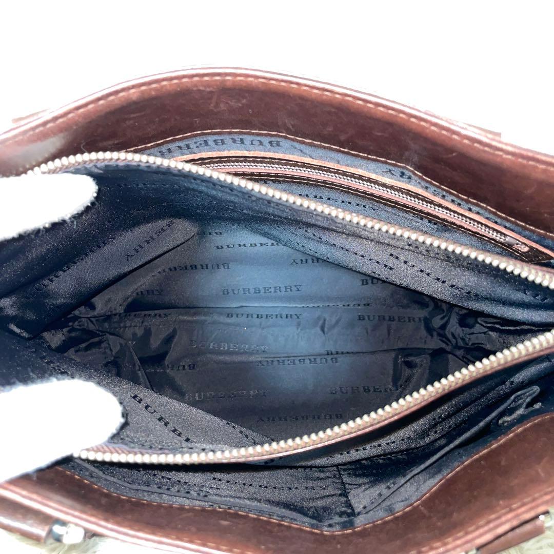 【良品】Burberry バーバリー　トートバッグ　キャンバス　ノバチェック