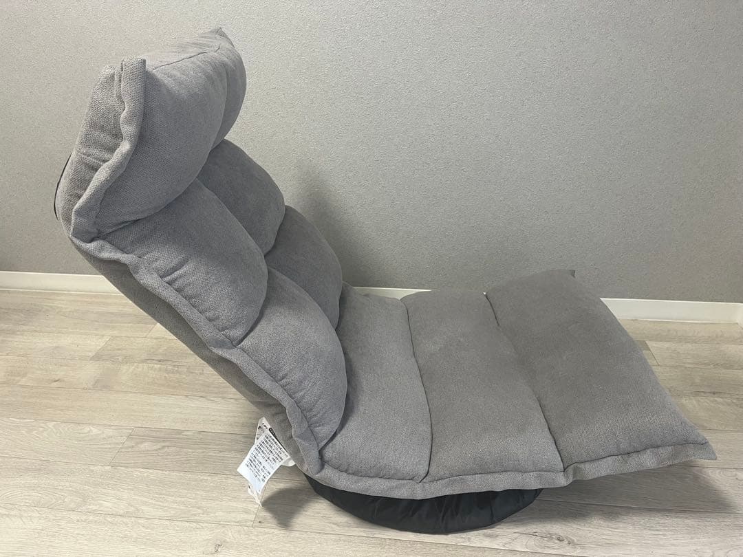 コーナン LIFELEX 首にやさしい回転座椅子 グレー 座いす チェア 家具