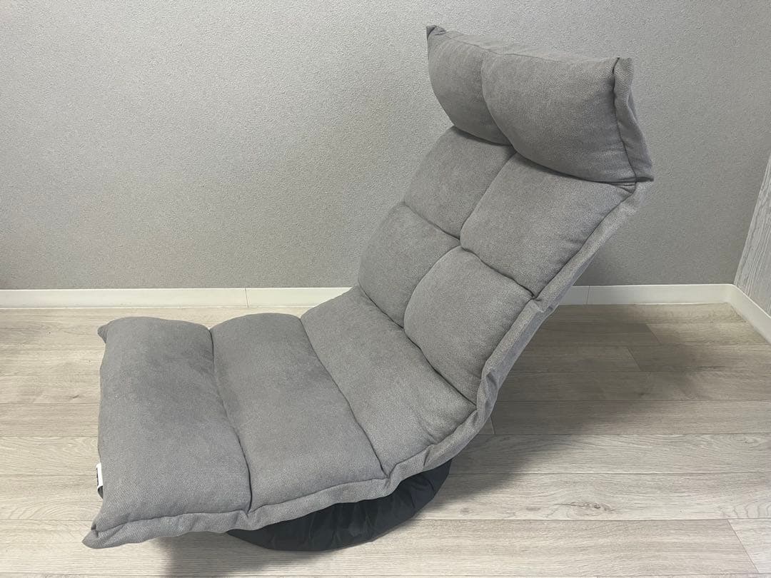 コーナン LIFELEX 首にやさしい回転座椅子 グレー 座いす チェア 家具