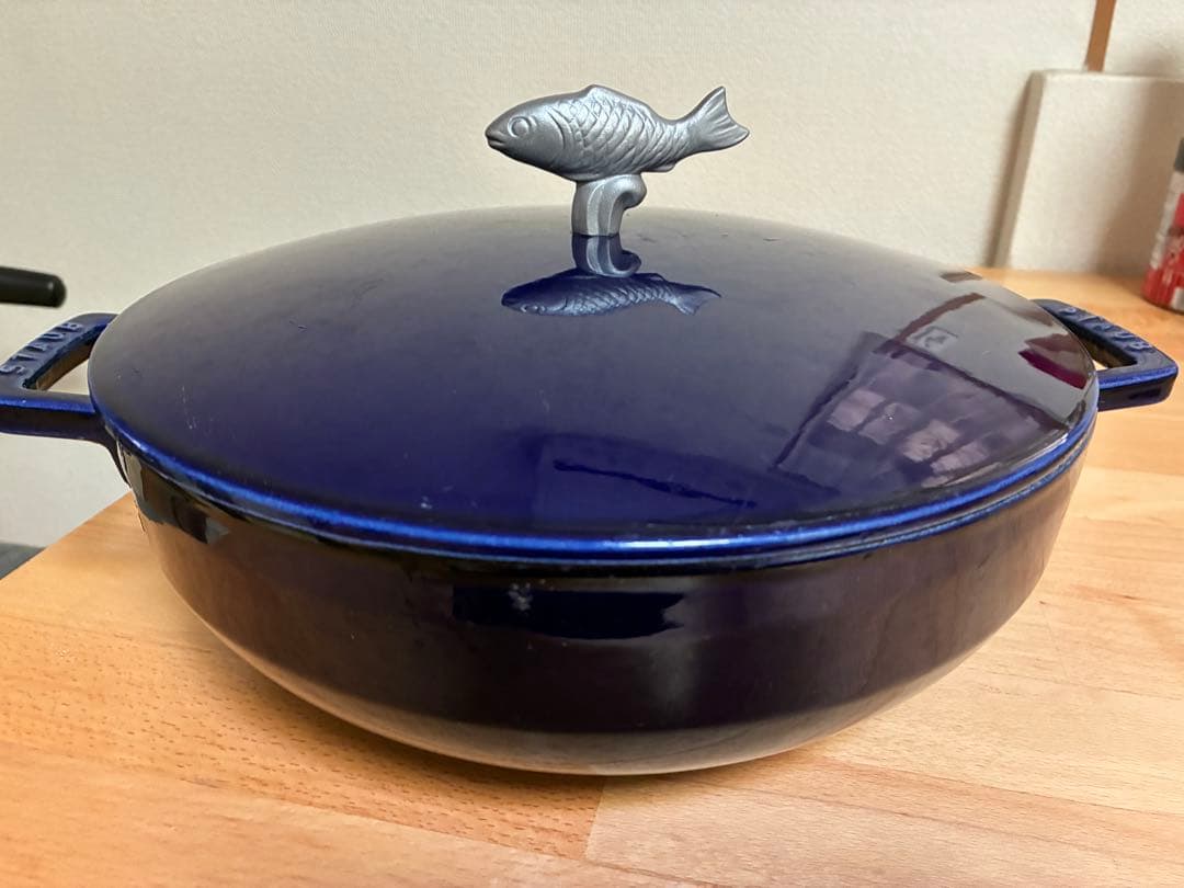 STAUB 28cm フィッシュノブ