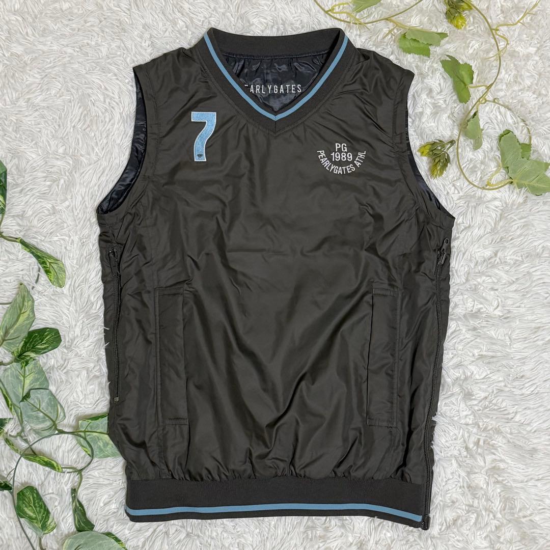 美品　パーリーゲイツ　スニードジャケット　４WAY　カーキ　ブラック　サイズ２