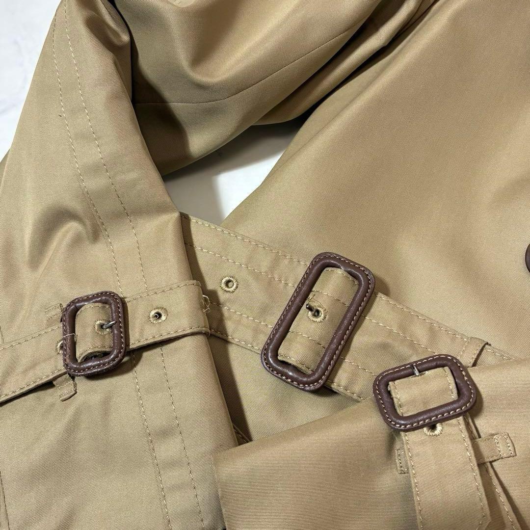 美品✨ アクアスキュータム トレンチコート M ベージュ系 ライナー ブルー