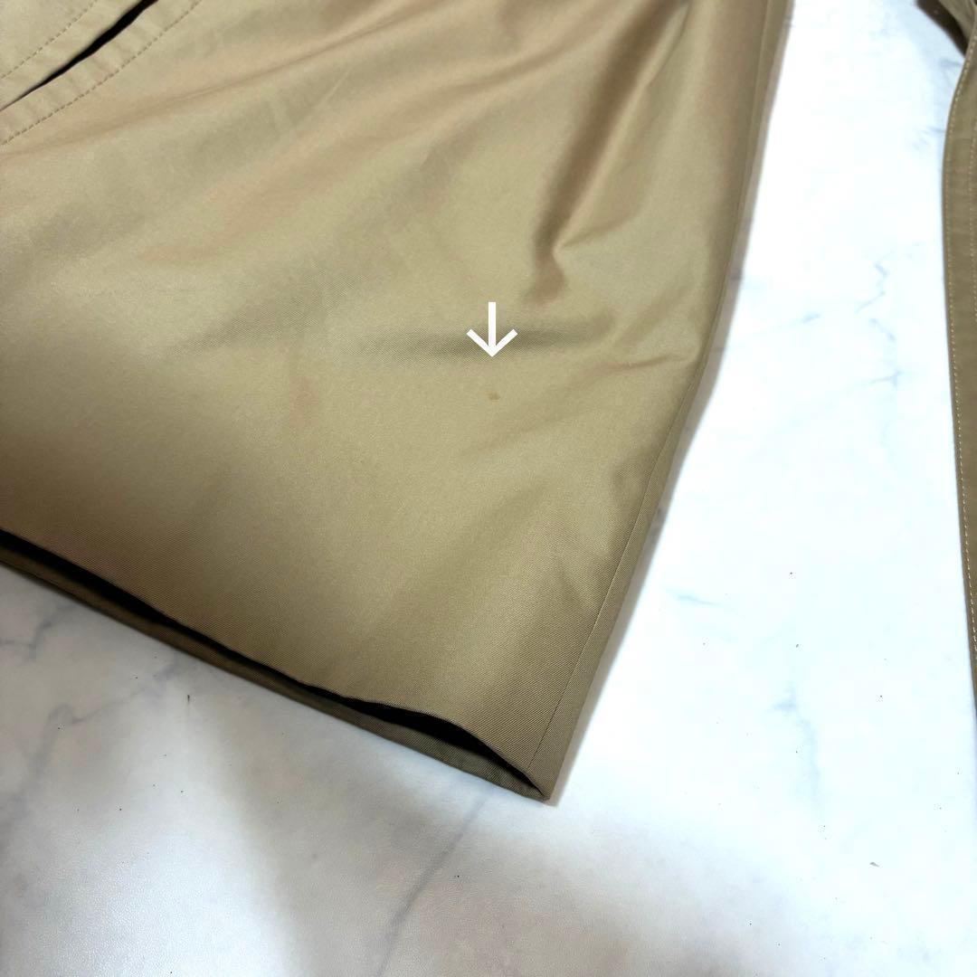 美品✨ アクアスキュータム トレンチコート M ベージュ系 ライナー ブルー