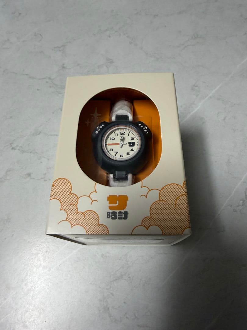 新品　CASIO サ時計 SAN-100H-7BJR ホワイト オレンジ