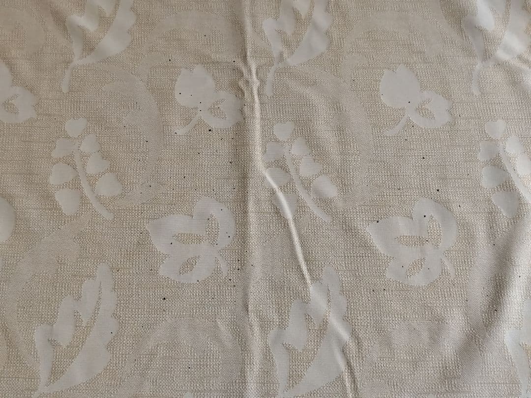 サンゲツ　オーダーカーテンわけあり2枚組 186×234　ベージュ　アンティーク