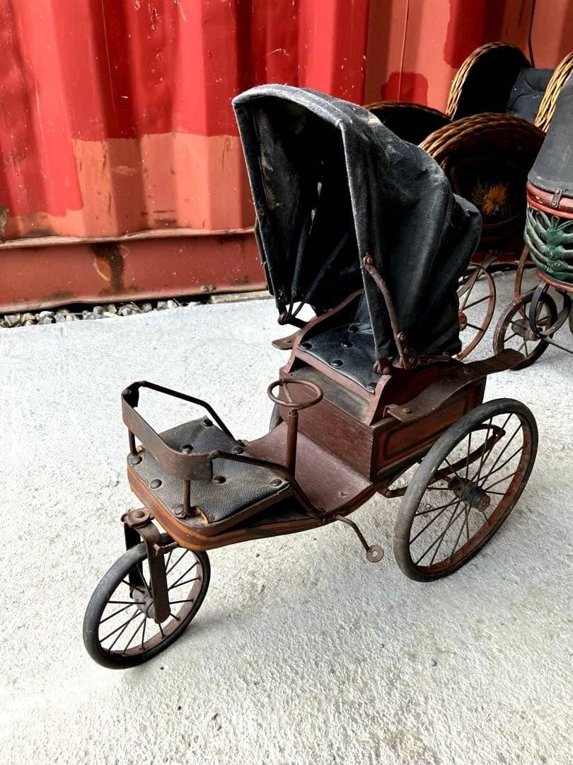 アンティーク　ドールベビーカー