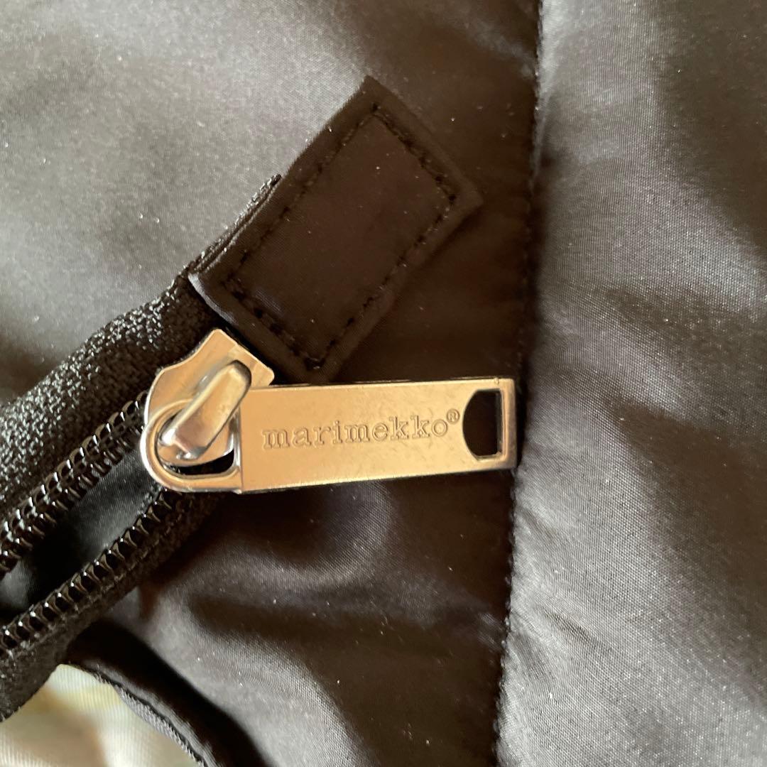 marimekko ブラック トートバッグ