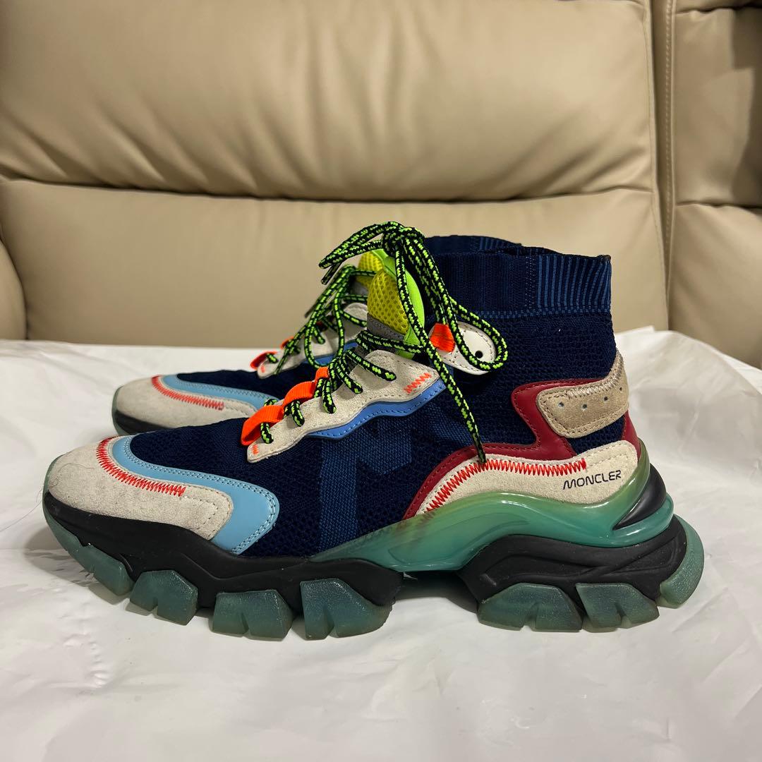 美品 MONCLER スニーカー モンクレール