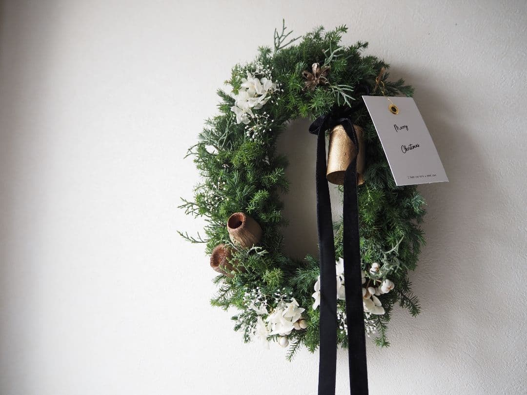 ⌘ クリスマスリース オーバルリース ⌘ 【受注制作】ラスト