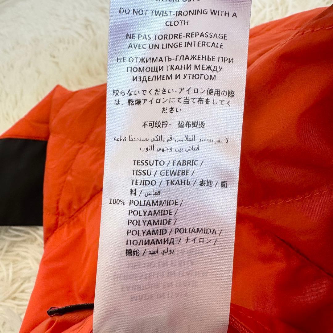 美品　XL相当　グッチ　ナイロンコート　ロゴワッペン　キルティング　フード　黒