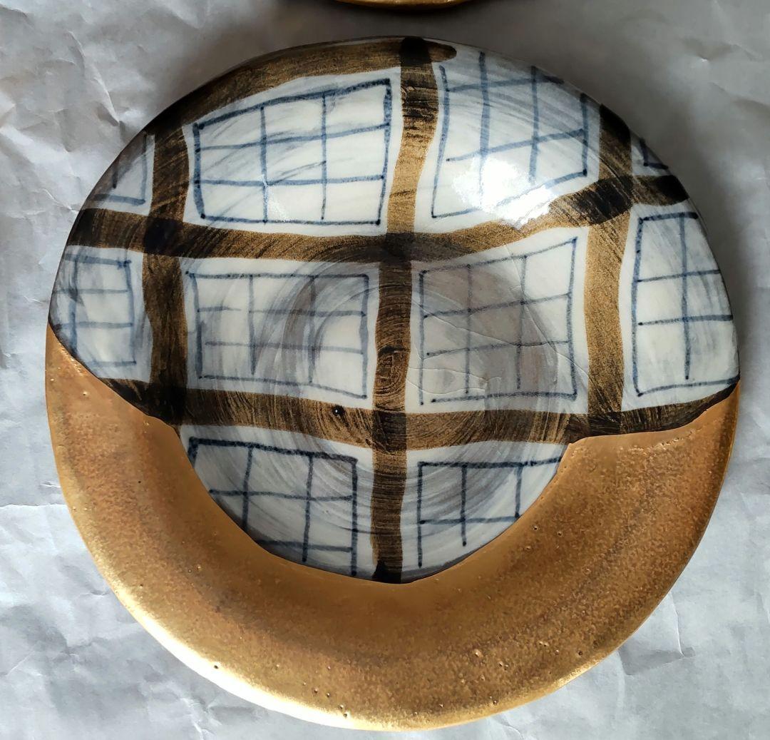 美濃焼　蔵珍窯　【魯山人写し】　金彩絵皿5枚