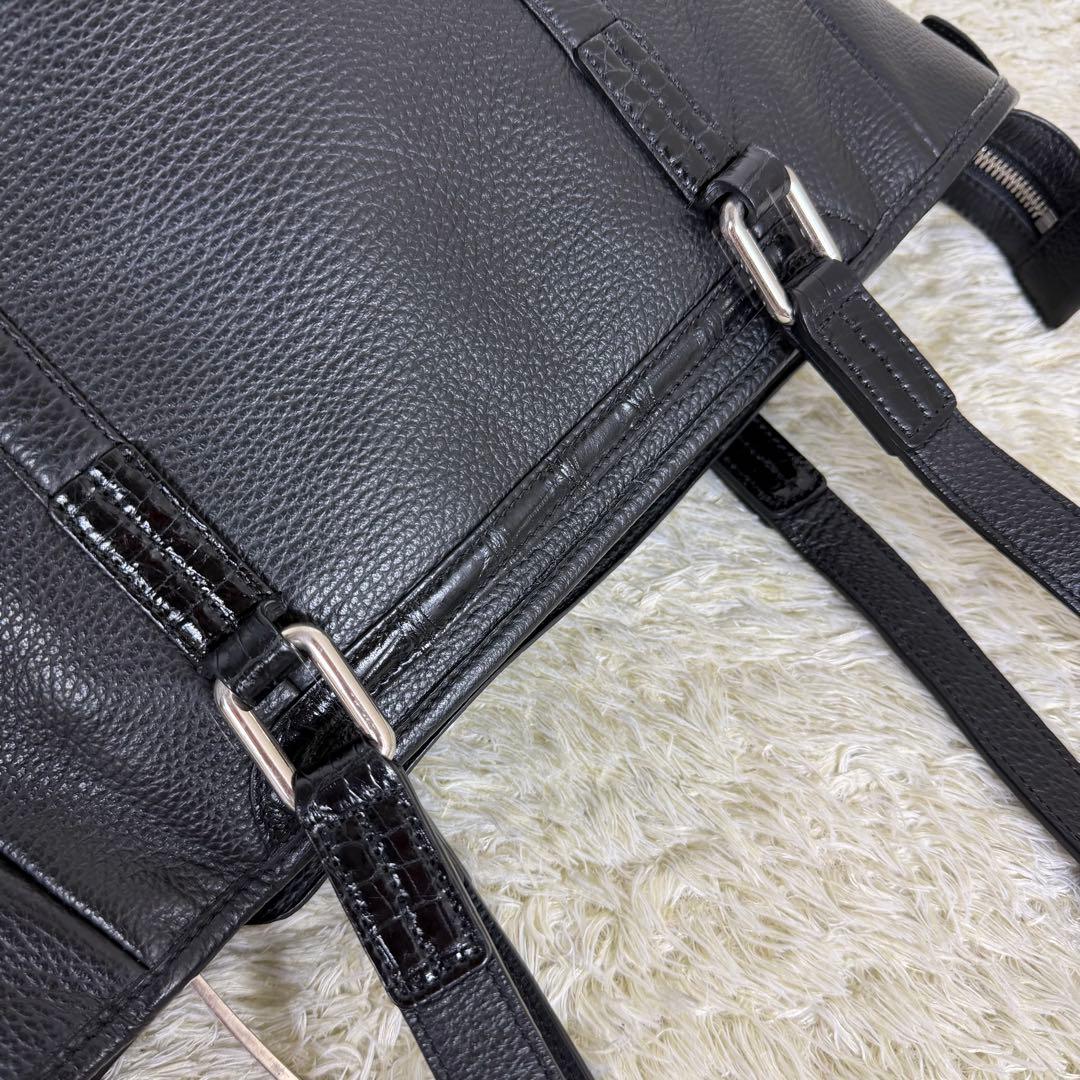 池田工芸 クロコダイル トートバッグ JRA認定品