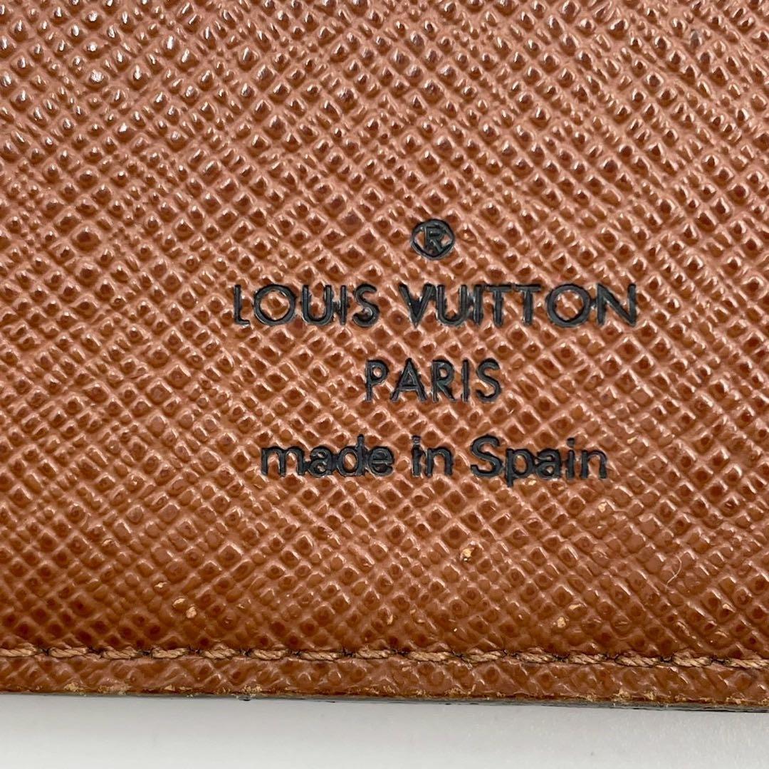 良品　ルイヴィトン　M66566 モノグラム　アンソリット　オーガナイザー　茶