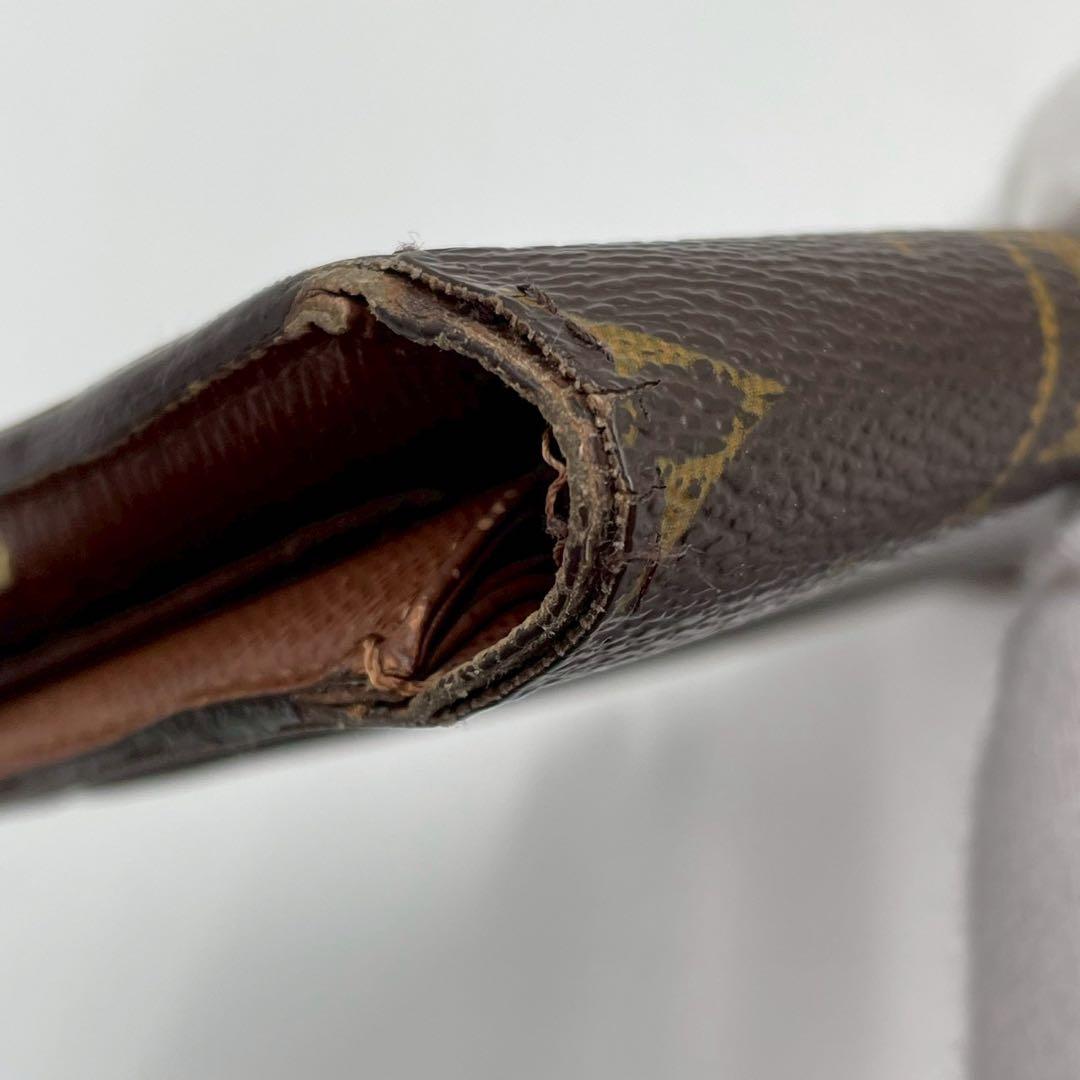 良品　ルイヴィトン　M66566 モノグラム　アンソリット　オーガナイザー　茶