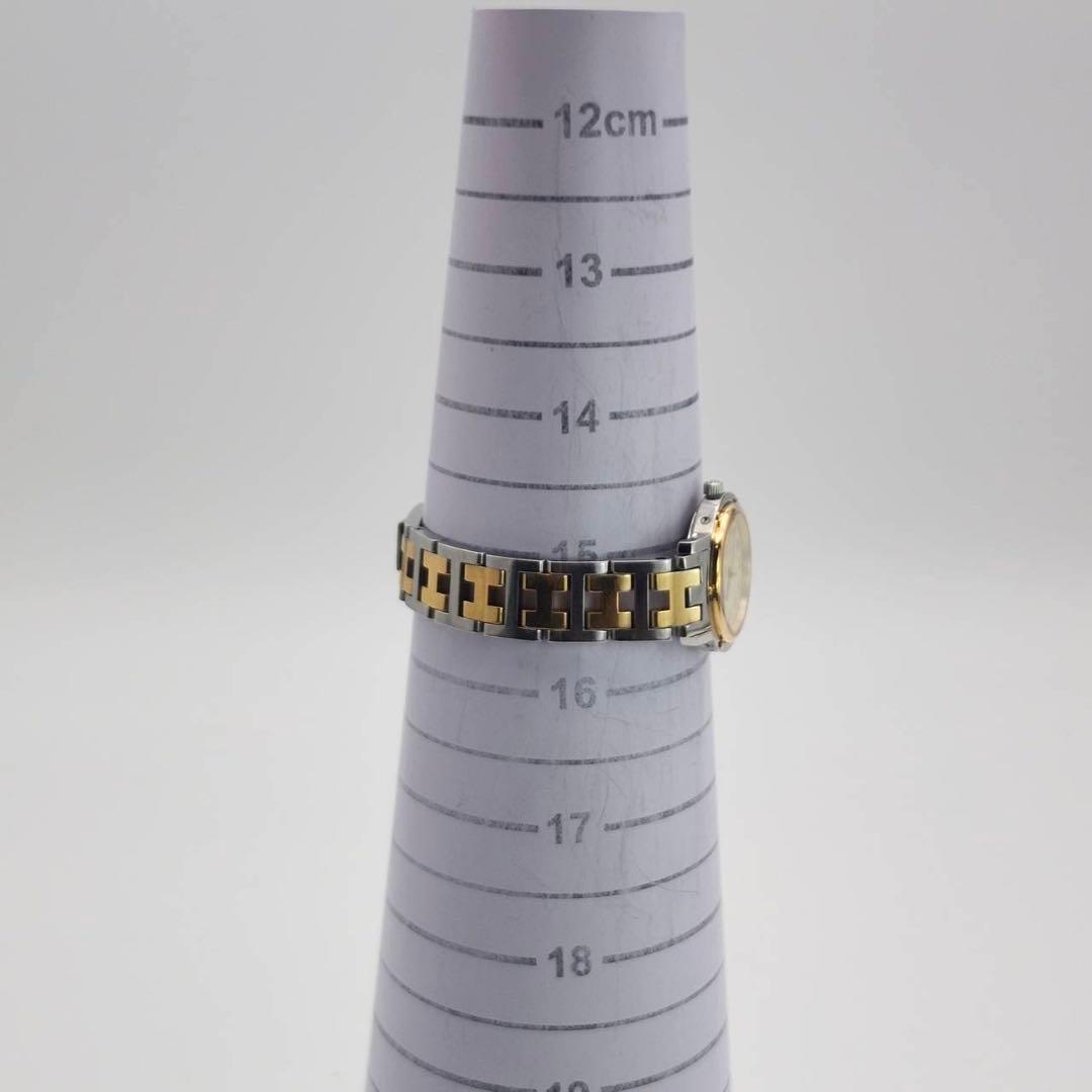 エルメス　クリッパー　コンビ　レディース　デイト　Hベルト　3針　クォーツ