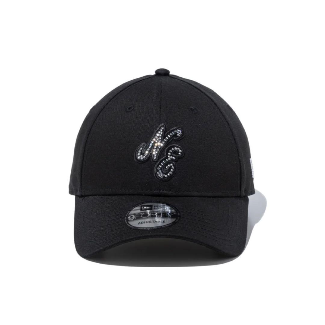 ニューエラ 9FORTY ライトストーン ヤンキース NY黒 キャップ 帽子