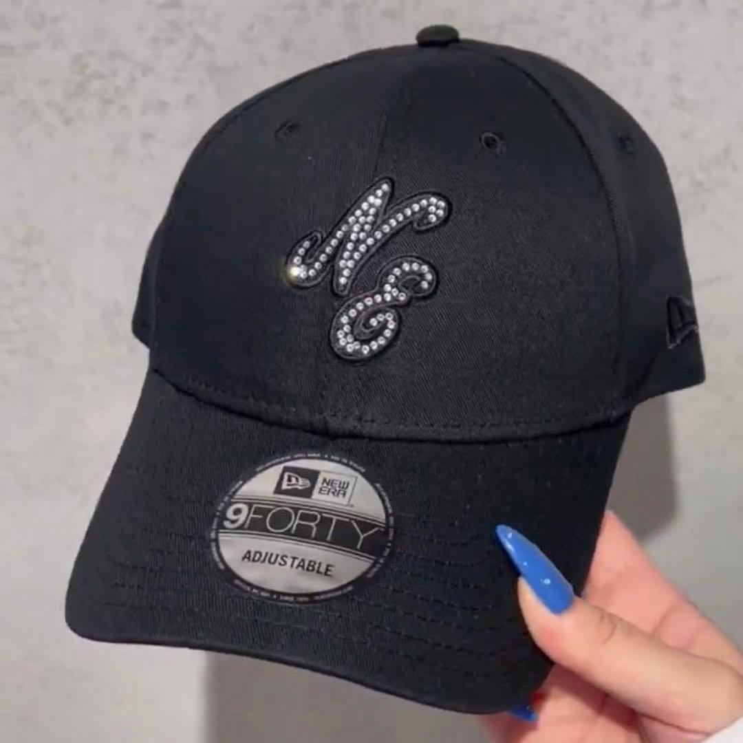 ニューエラ 9FORTY ライトストーン ヤンキース NY黒 キャップ 帽子