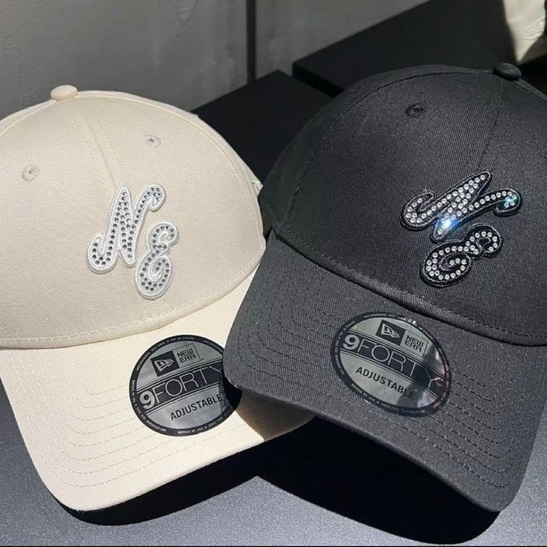 ニューエラ 9FORTY ライトストーン ヤンキース NY黒 キャップ 帽子