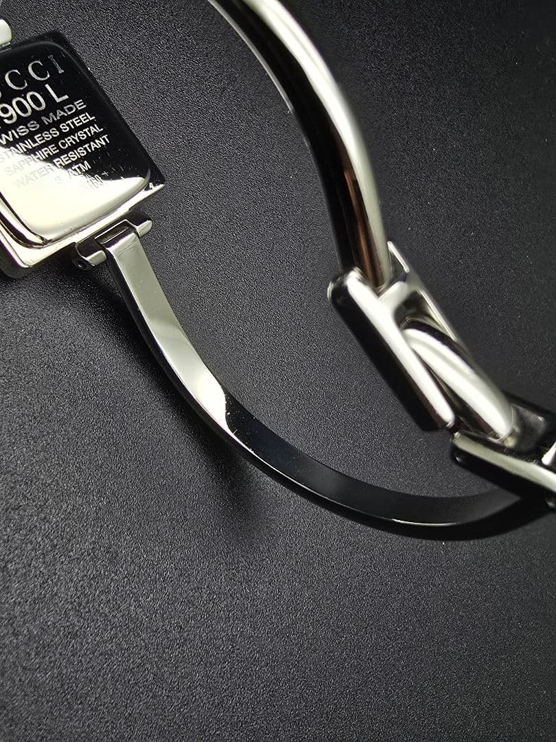 電池交換済 研磨済 グッチ GUCCI 1900L ブルーサンレイ文字盤