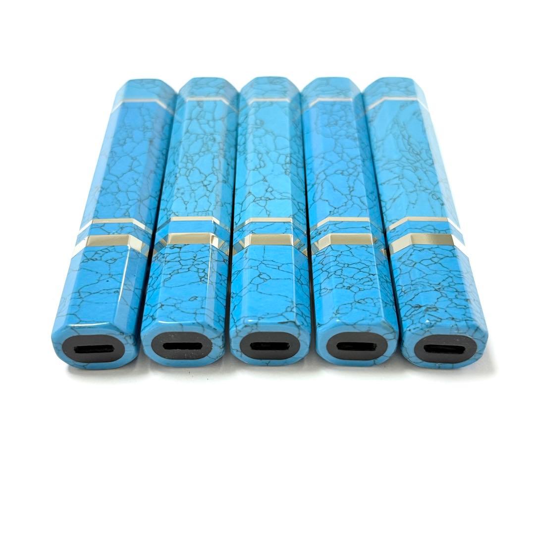 5本セット 三段銀巻 ペティ5寸 ターコイズ八角柄 ペティ150 トルコ石