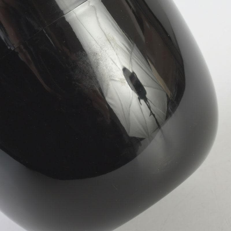 茶道具　蒔絵師　新井司平作　凧蒔絵　大棗　共箱　V　9843