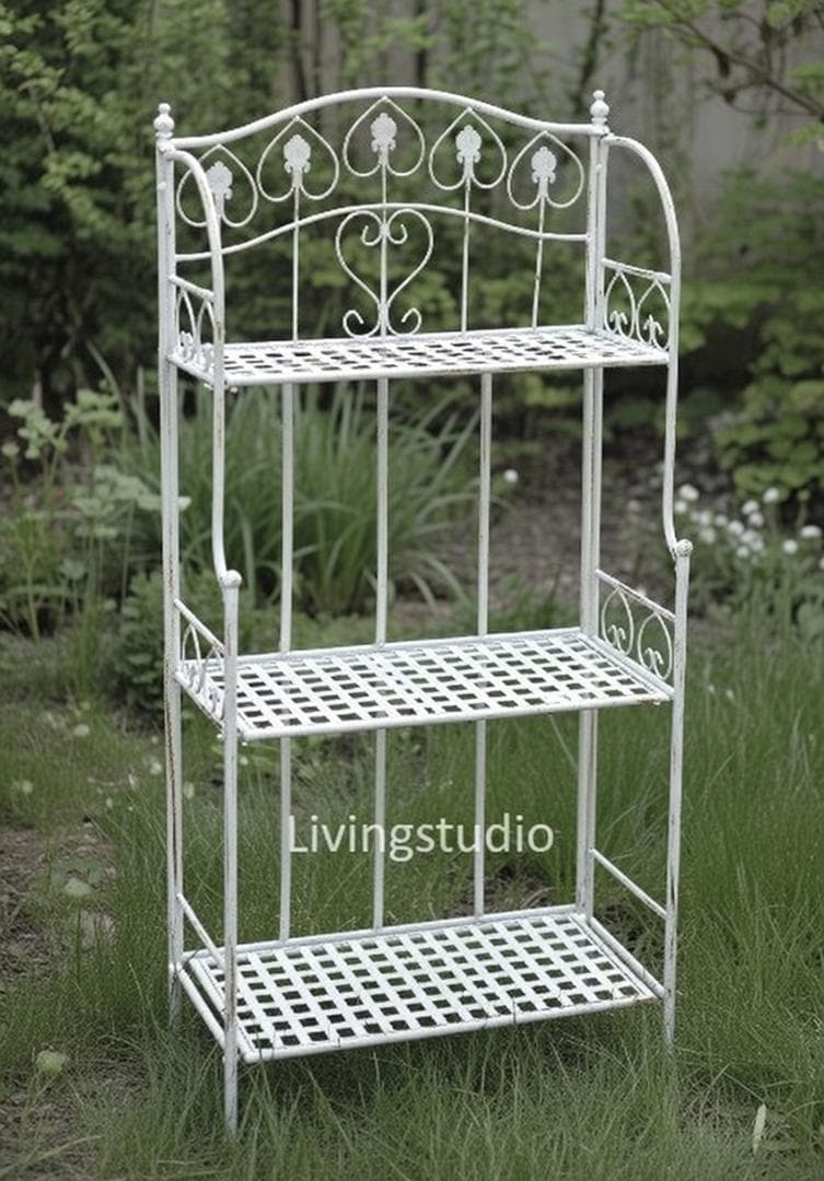 ヴァイス スリーティアシェルフ アイアン コベントガーデン シャビー FX-06