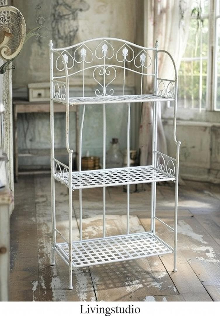 ヴァイス スリーティアシェルフ アイアン コベントガーデン シャビー FX-06