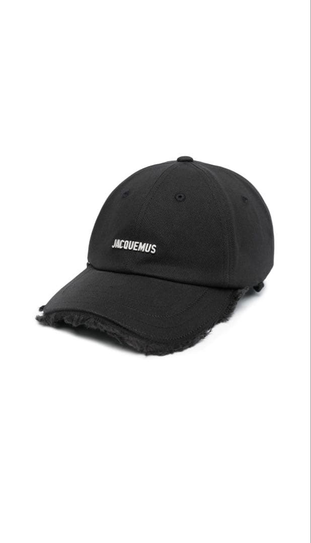 JACQUEMUS ブラック ベースボールキャップ