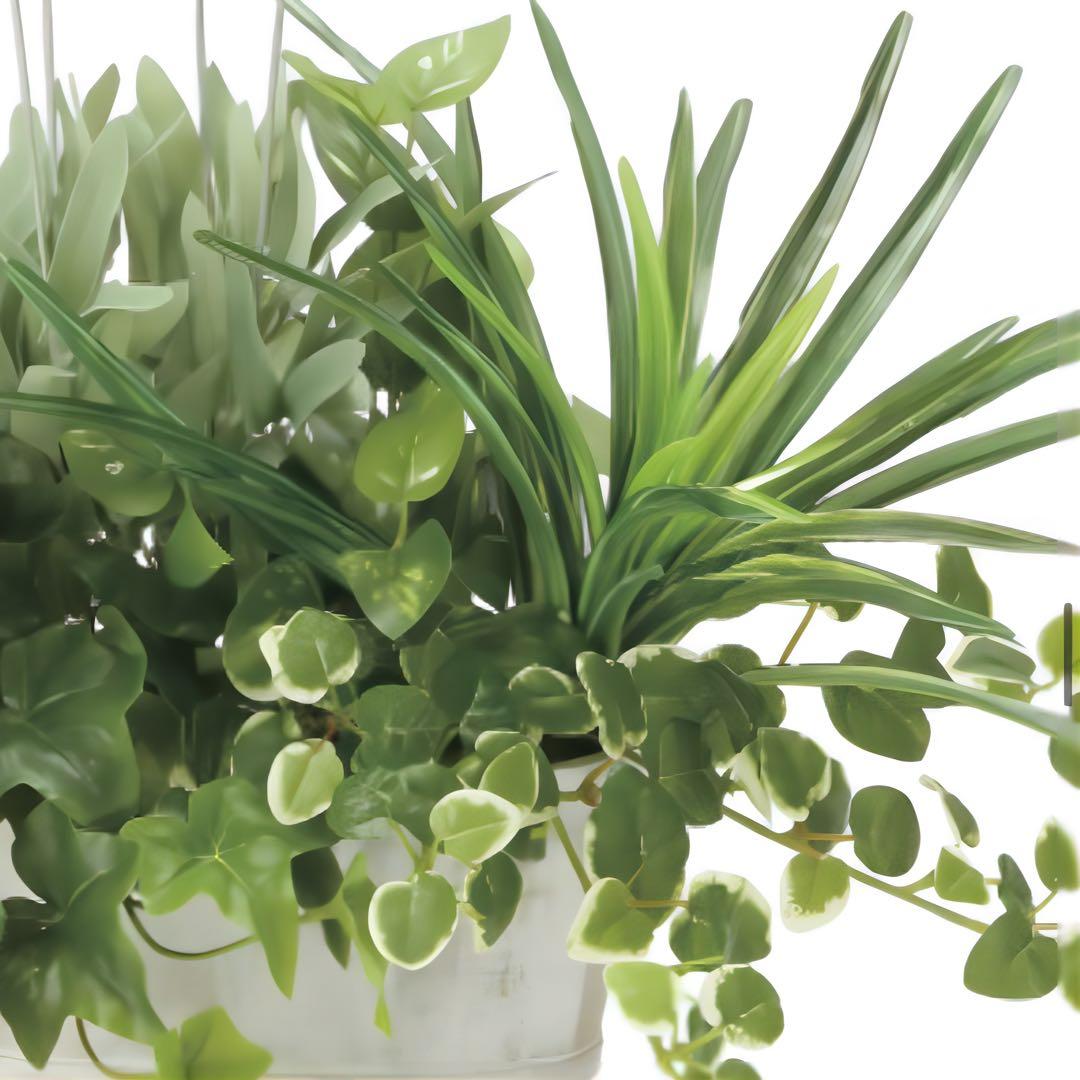 光触媒　人工観葉植物　ウォールグリーン　フェイクグリーン　寄せ植えラベンダー