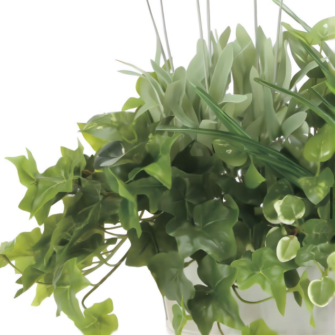 光触媒　人工観葉植物　ウォールグリーン　フェイクグリーン　寄せ植えラベンダー