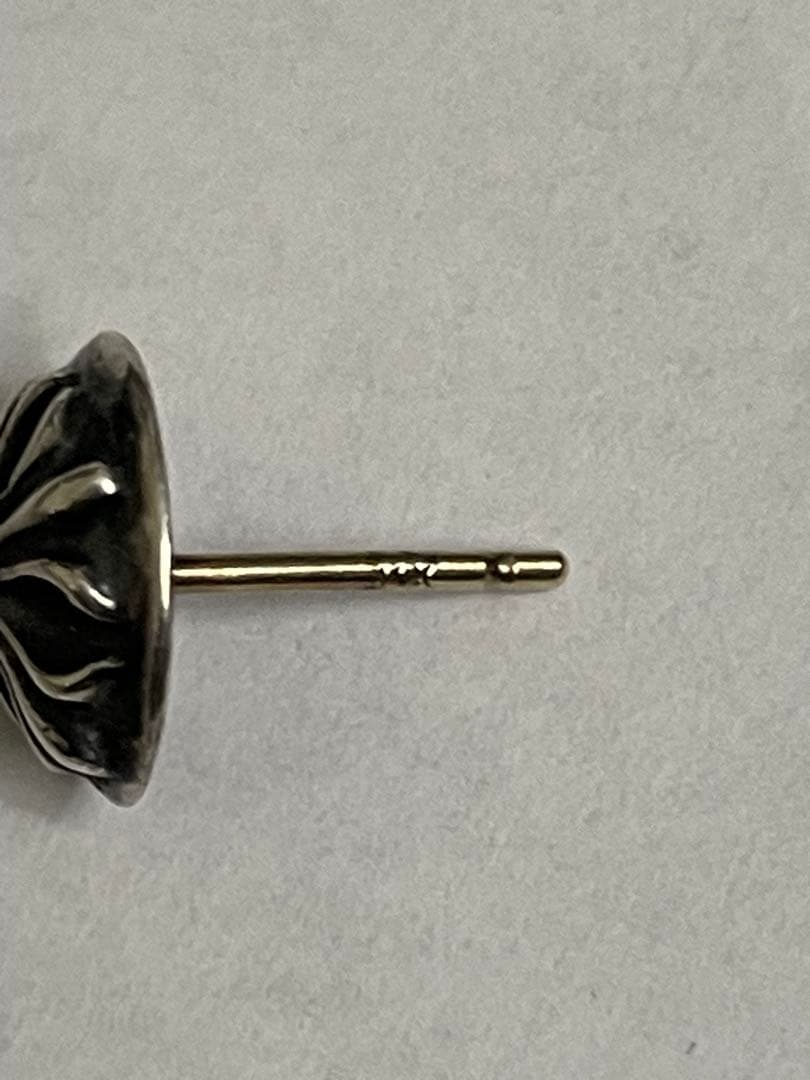 クロムハーツ　クロスボールスタッド　シルバーピアス