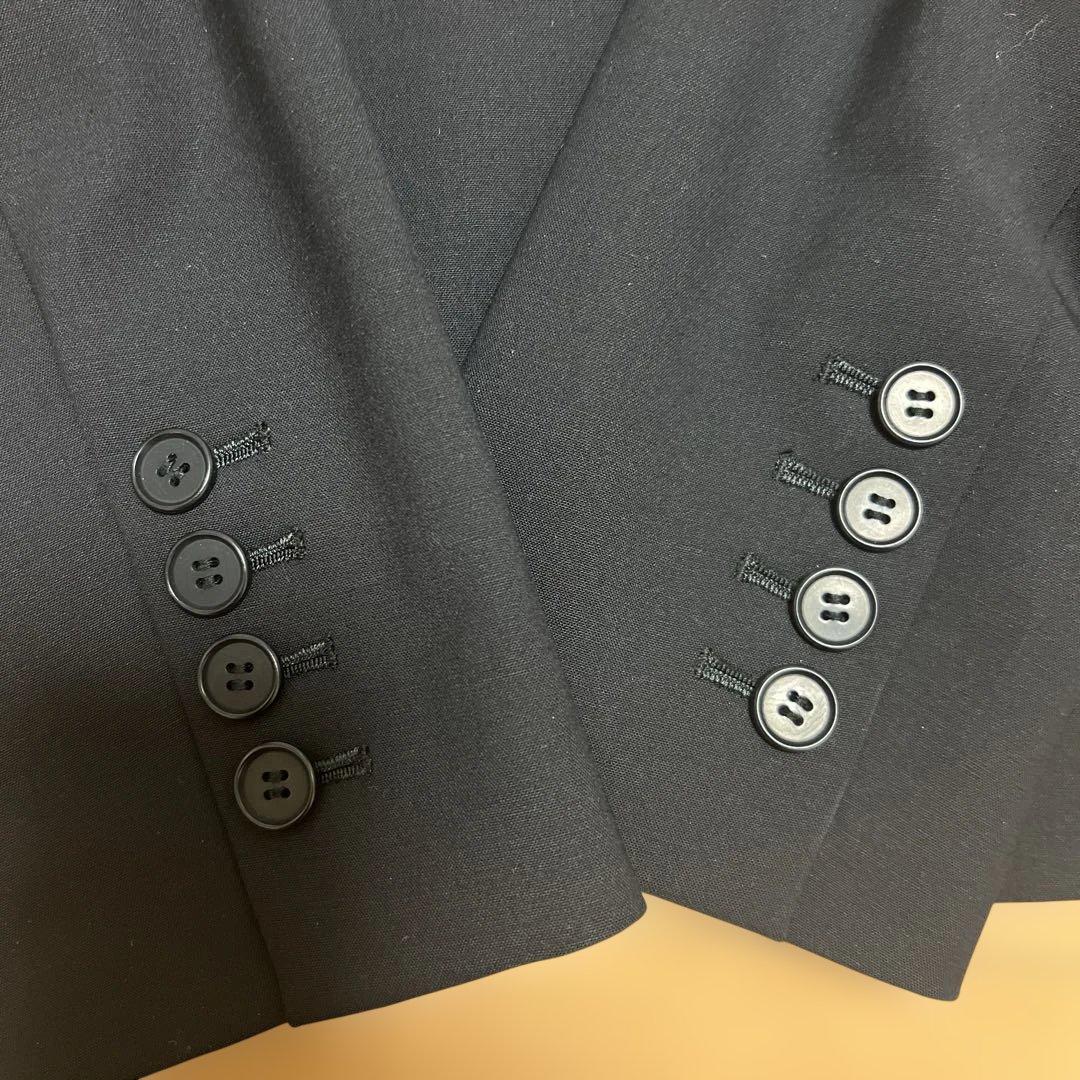 theory ブラック パンツスーツ