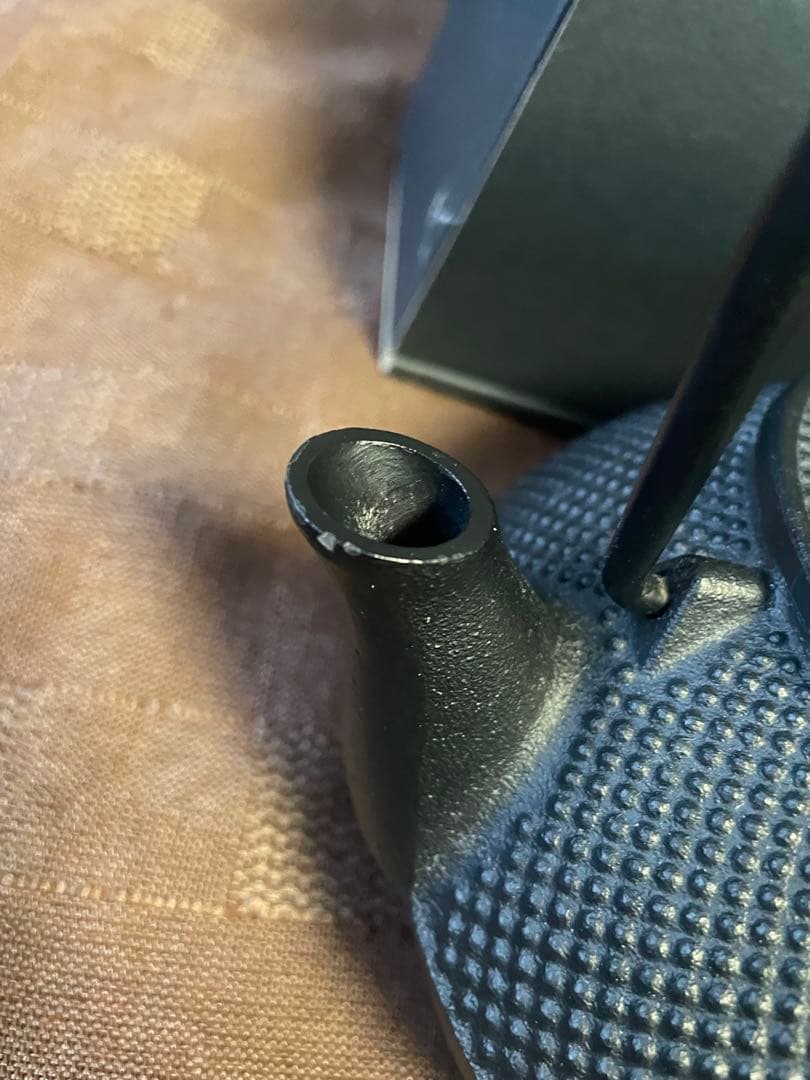 岩鋳 鉄瓶 7型アラレIH対応（内面釜焼）