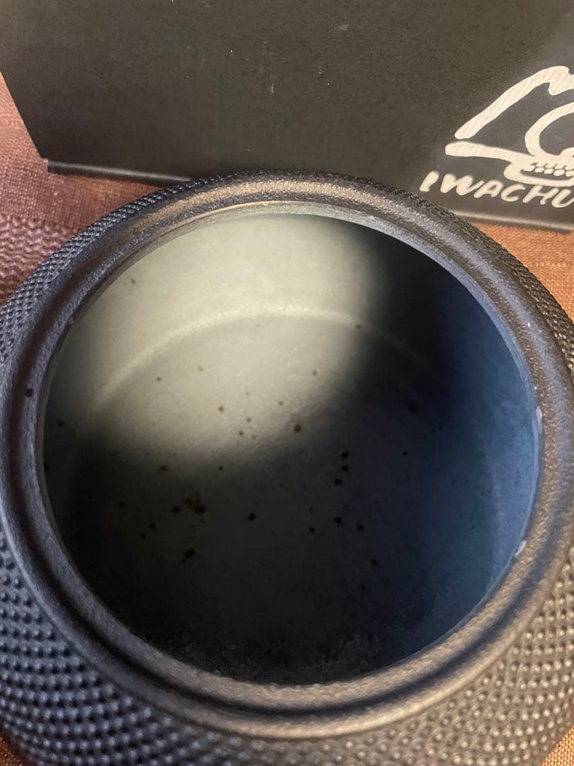 岩鋳 鉄瓶 7型アラレIH対応（内面釜焼）