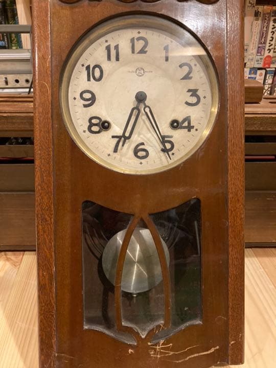 振り子時計 アンティーク 2点セット ネジ１つ