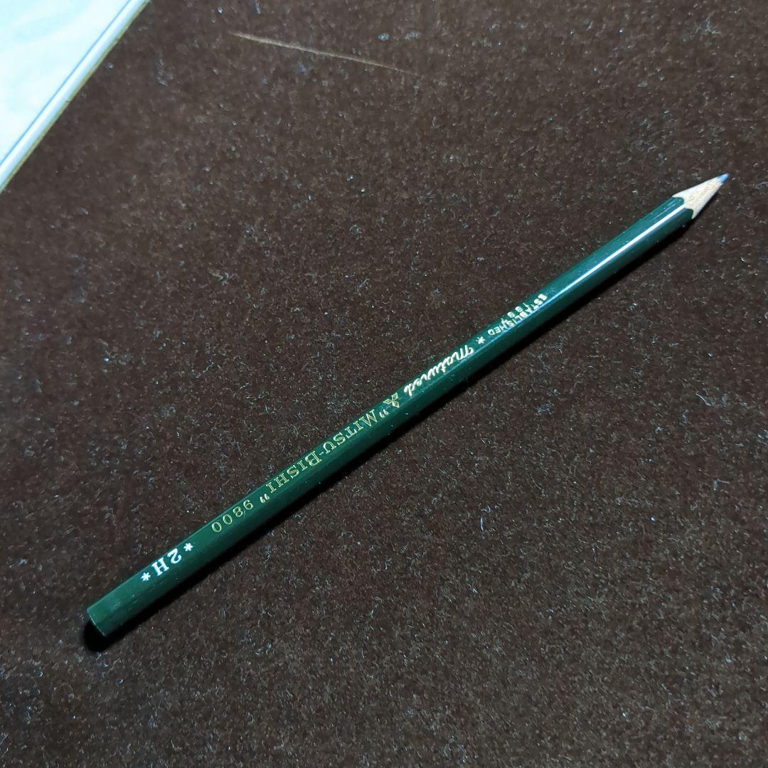 緑色 2B鉛筆 モデル8000
