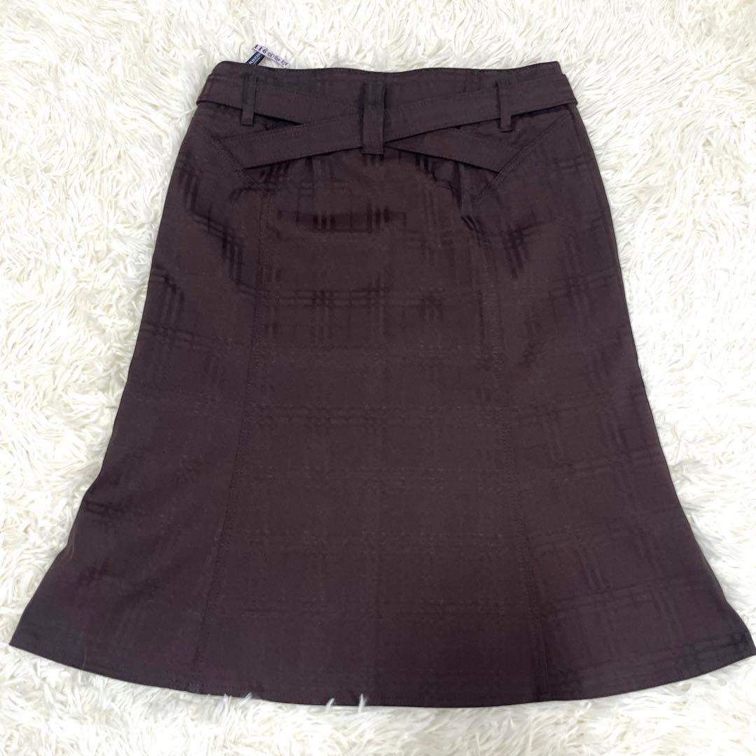 バーバリーロンドン 3ピース シャドーチェック パンツ スカート　ジャケット　茶