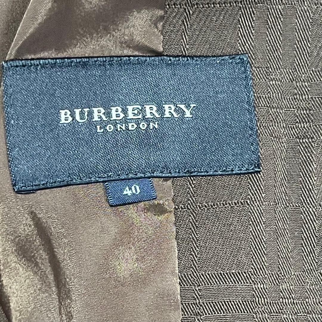 バーバリーロンドン 3ピース シャドーチェック パンツ スカート　ジャケット　茶