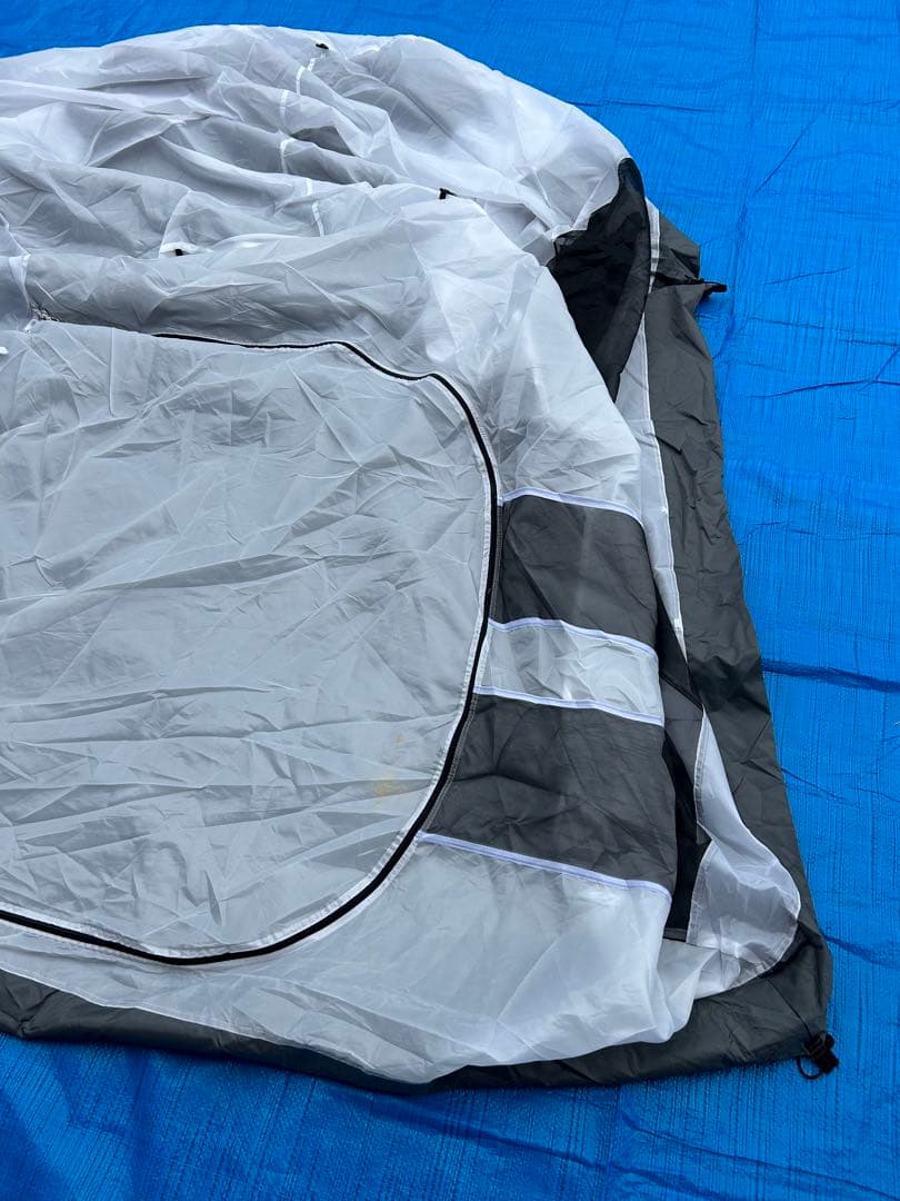 【美品】フィールドア トンネルテント620 ダークブラウン