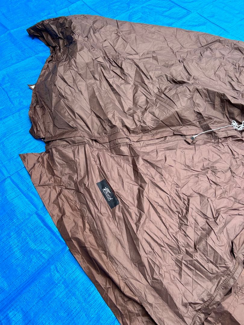 【美品】フィールドア トンネルテント620 ダークブラウン