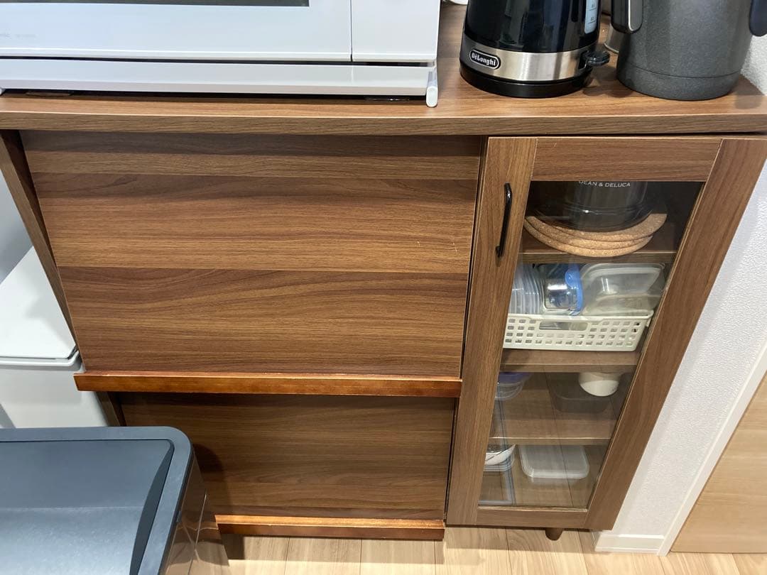 【優ちゃん】レンジ台 食器棚　キッチンラック